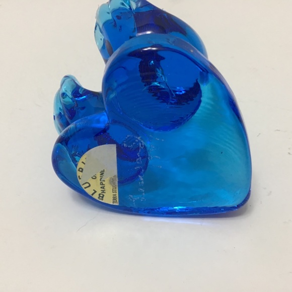 Bluebird of Happiness Leo Ward 1989 Double Birds on Heart Base Terra Studios - Picture 6 of 7